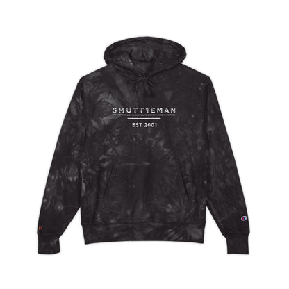 Shutt1eman Embroidered Tie Dye Hoodie