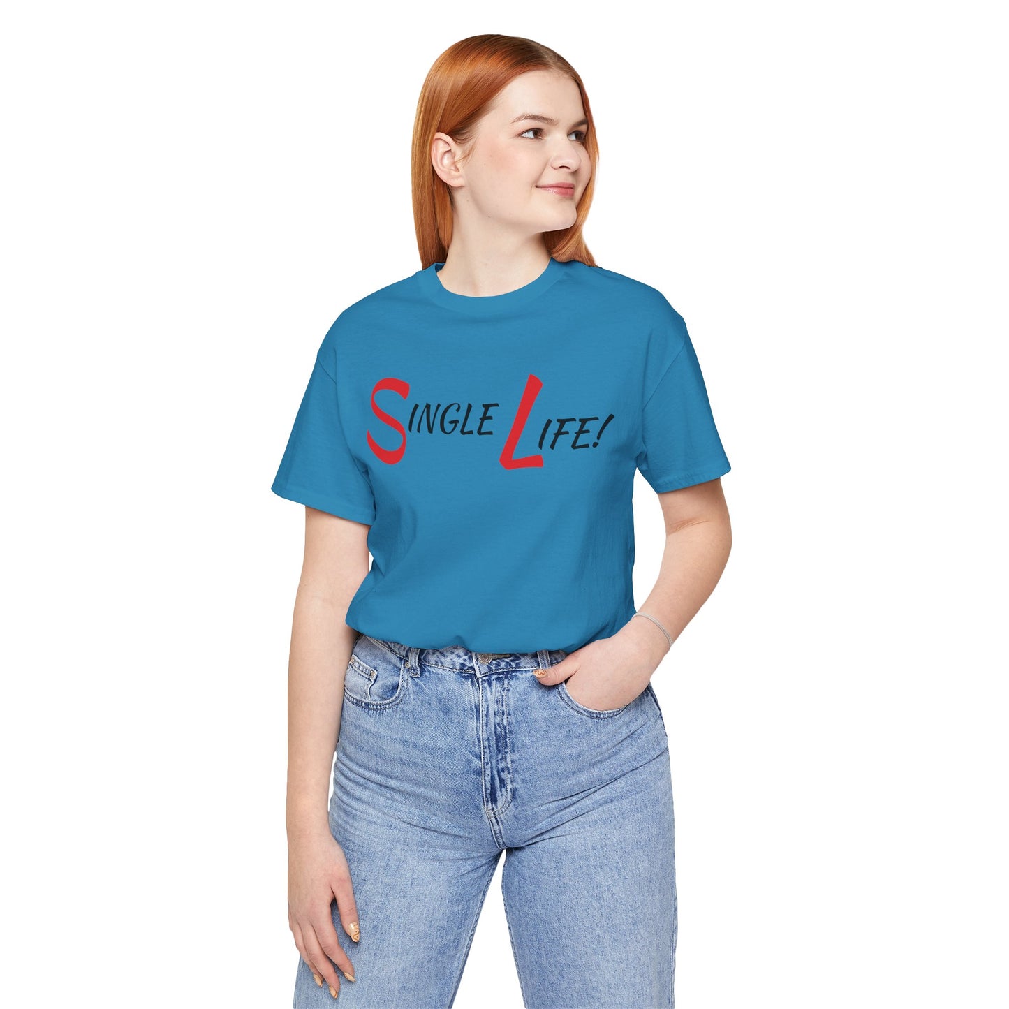 Fun & Playful Single Life Tee – Quirky Casual Shirt for Summer, Friendship Celebrations & Gifts for Singles