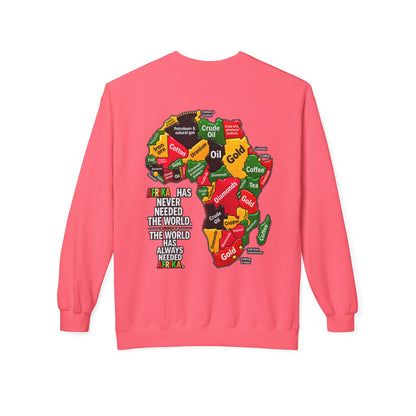 Afrika Map Sweatshirt – Africa Pride Crewneck