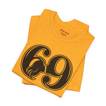 69 Retro Swirl Number Tee
