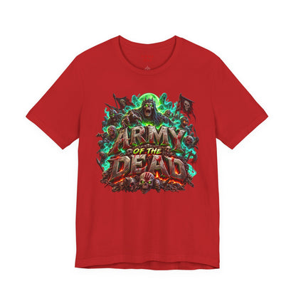 Army of the Dead Graphic T-Shirt – Neon Zombie Horror Tee