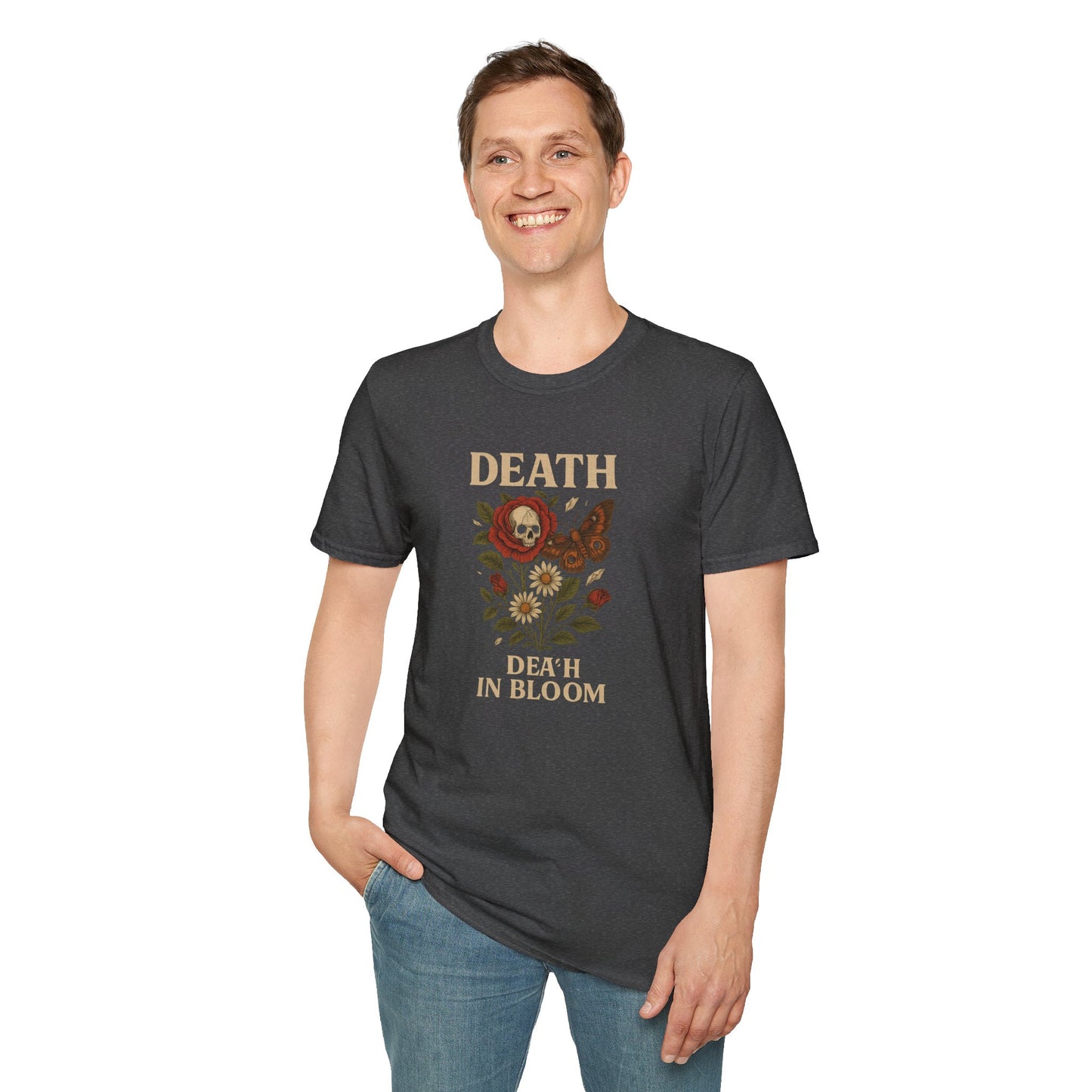 "Death In Bloom" Graphic Unisex T-Shirt | Eco-Friendly Tee