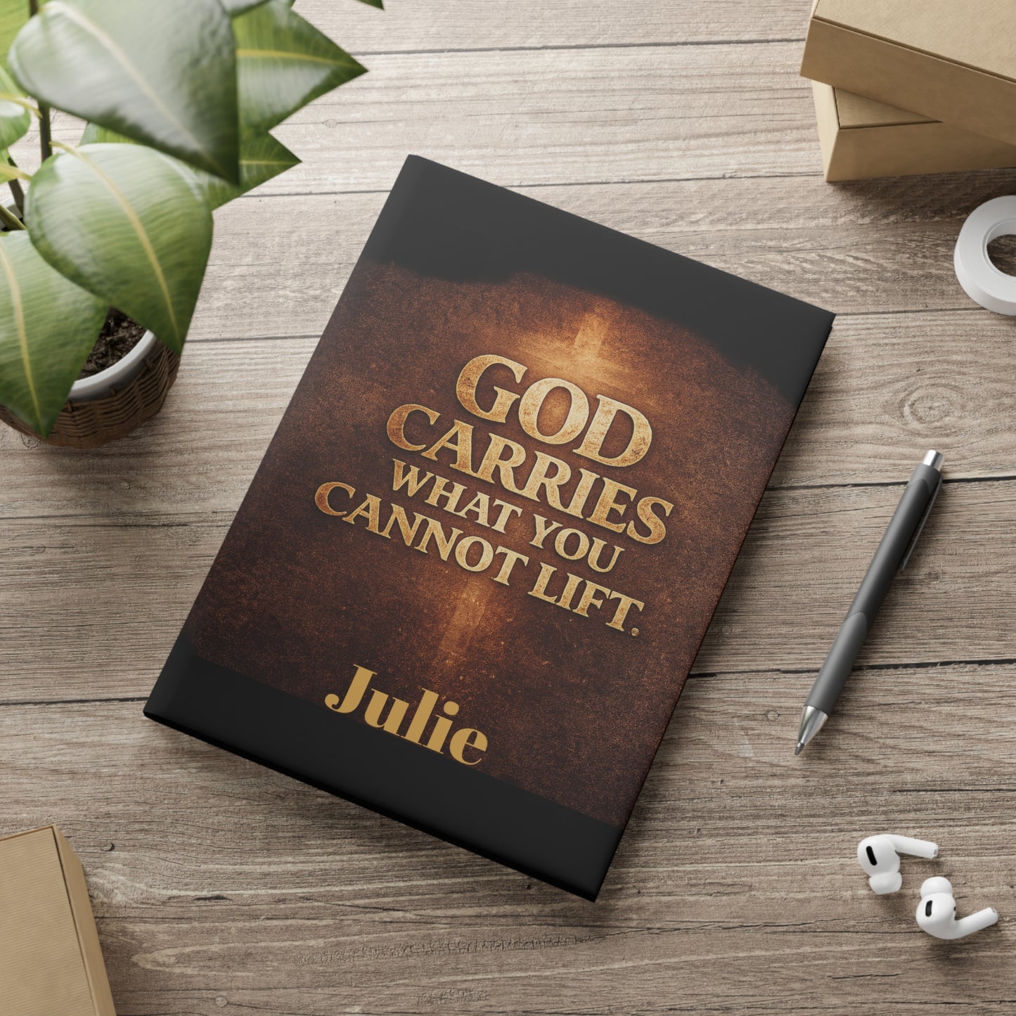 "God Carries What You Cannot Lift" Christian Journal