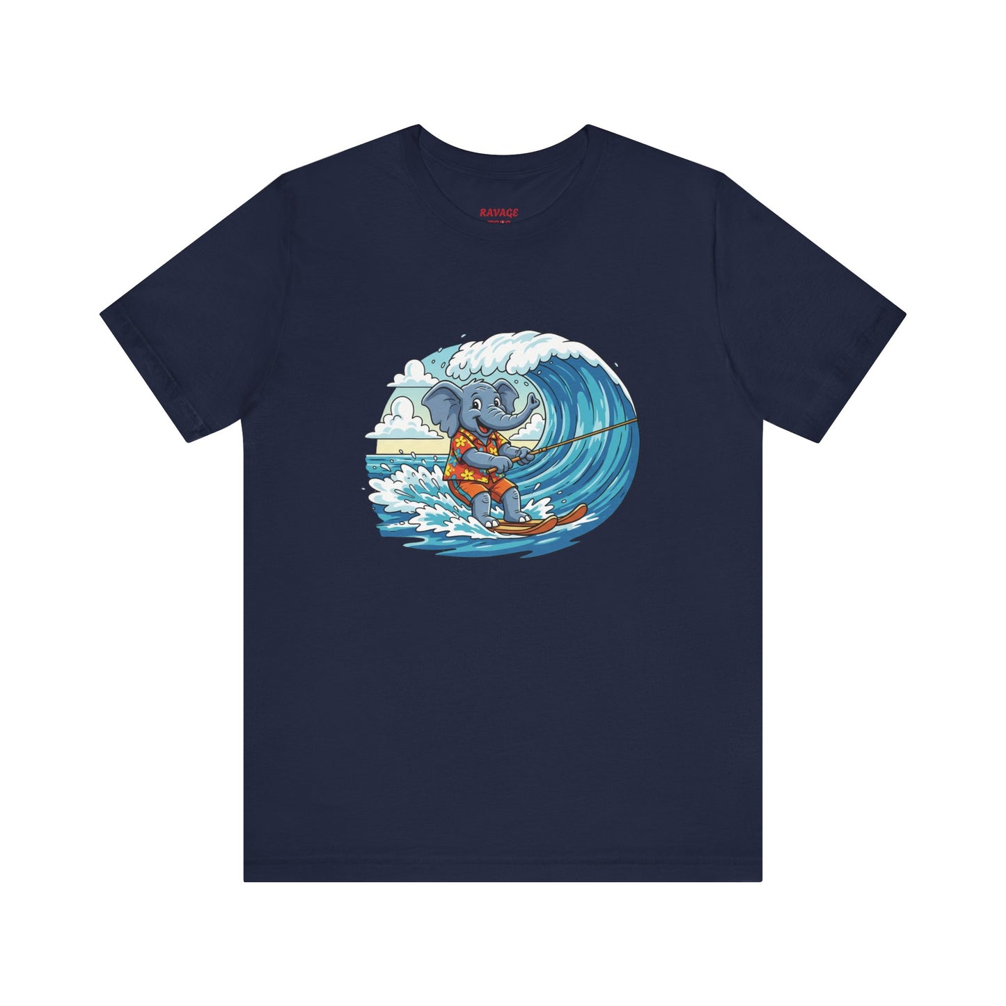 Surfing Elephant Unisex Tee