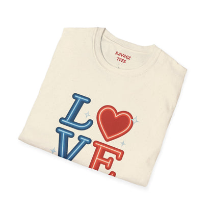 Soft Unisex Freedom & Love Graphic Tee | Gift & Daily Wear