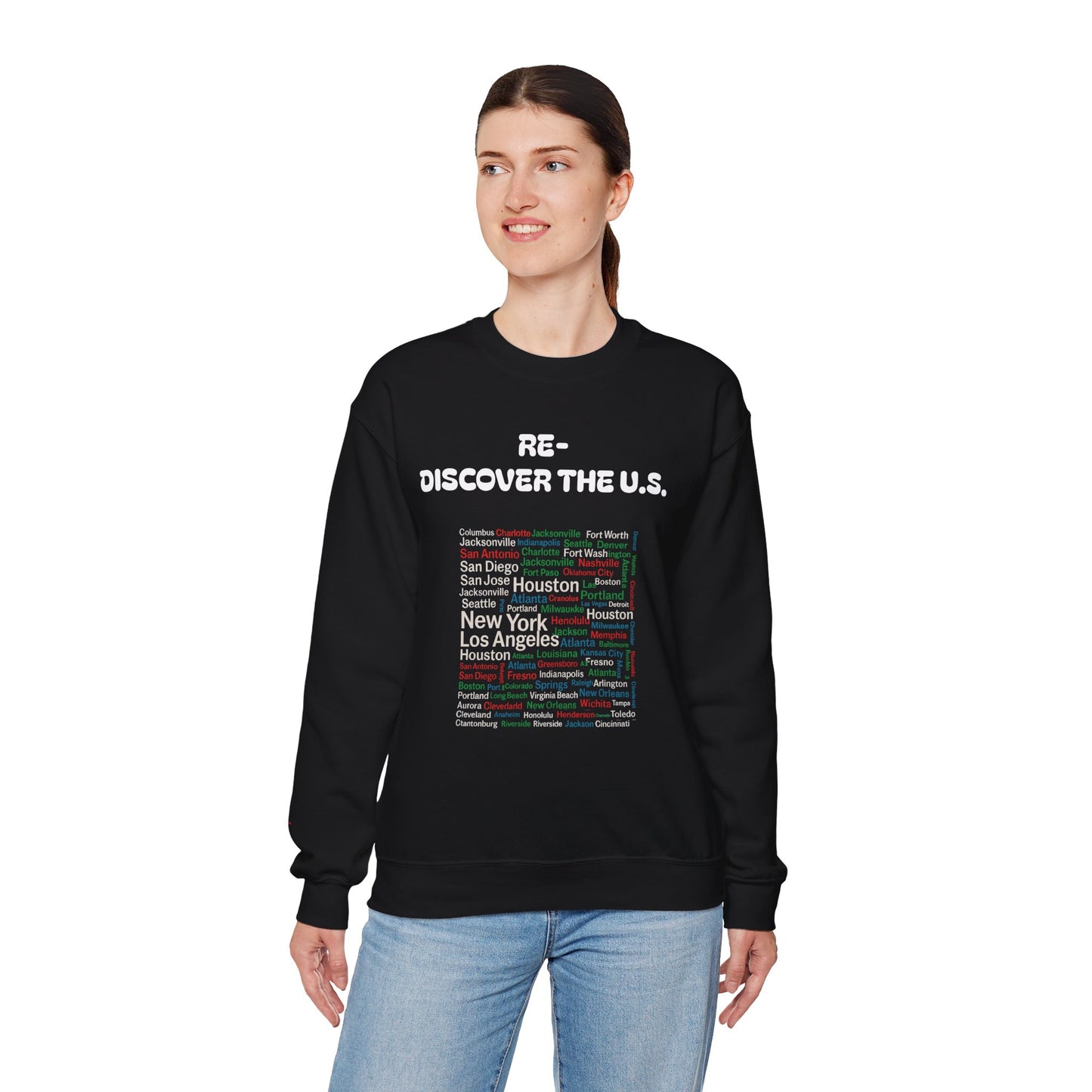 City Map Crewneck Sweatshirt