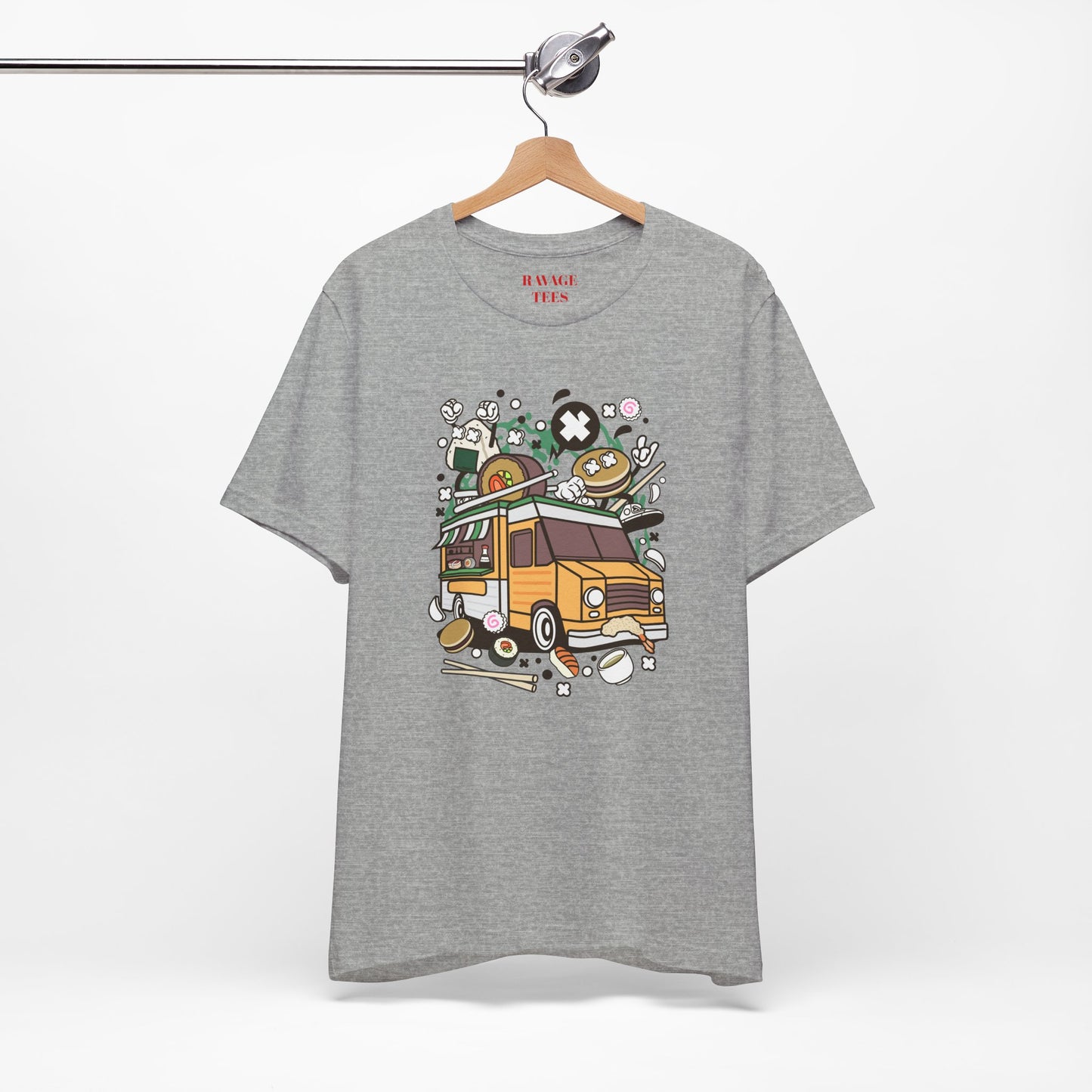 Cute Vintage Street Food Van Tee