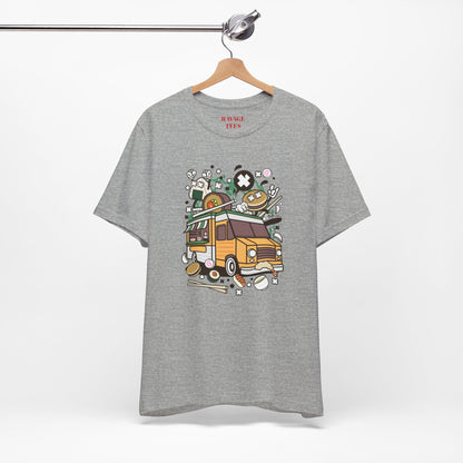 Cute Vintage Street Food Van Tee