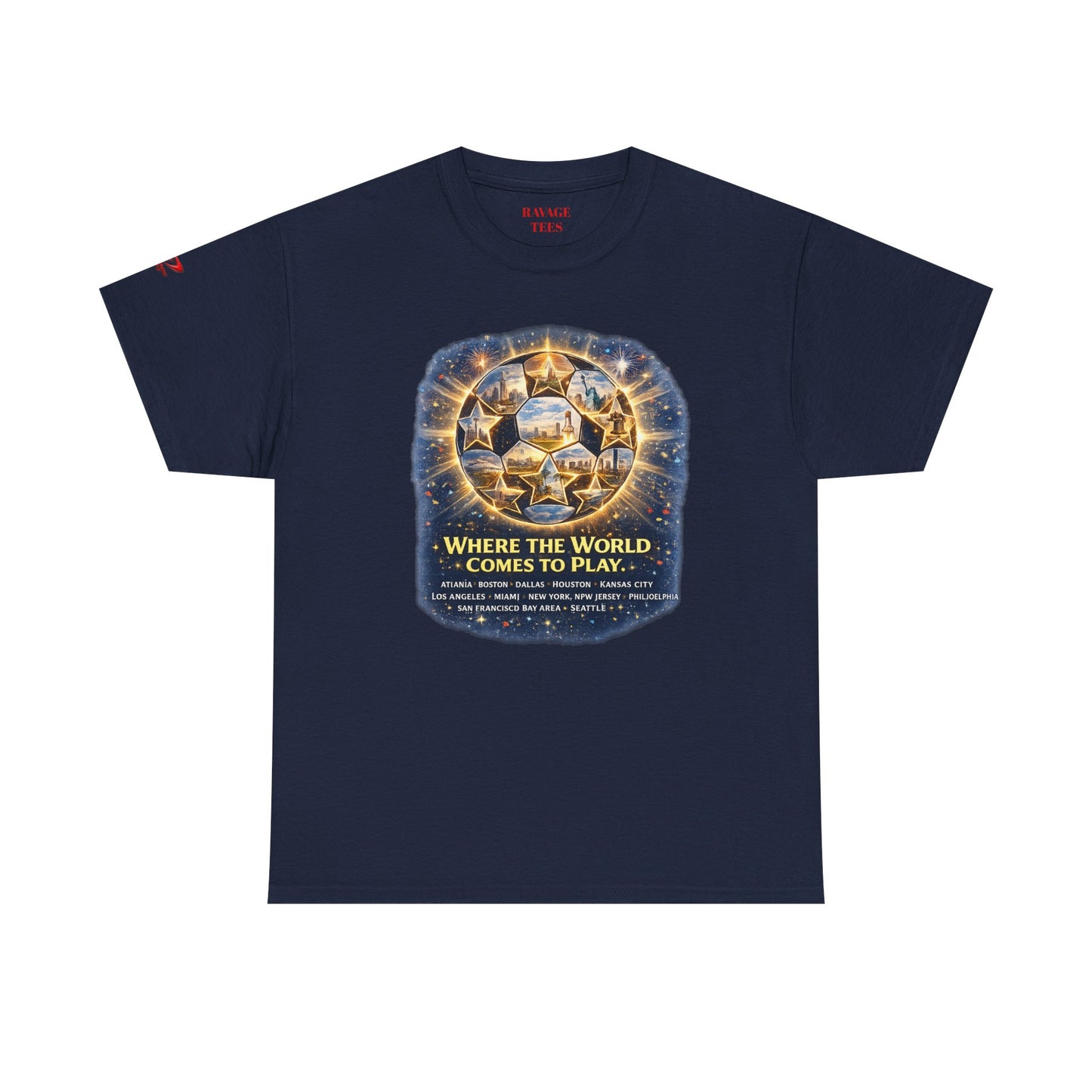 World Cup 2022 T-Shirt — "Where the World Comes to Play"