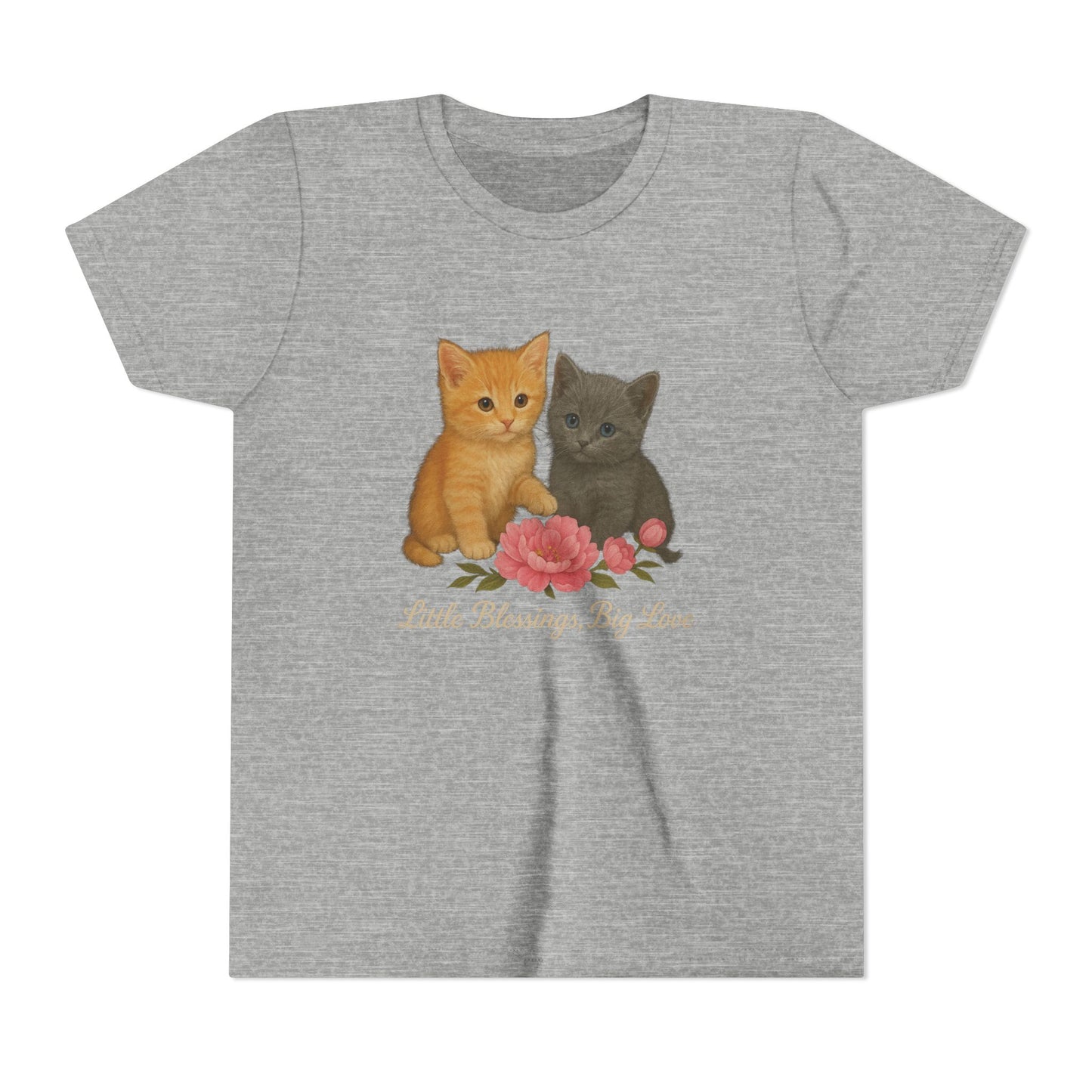 Adorable Kitten Youth Tee - Cute Cat Tee for Kids