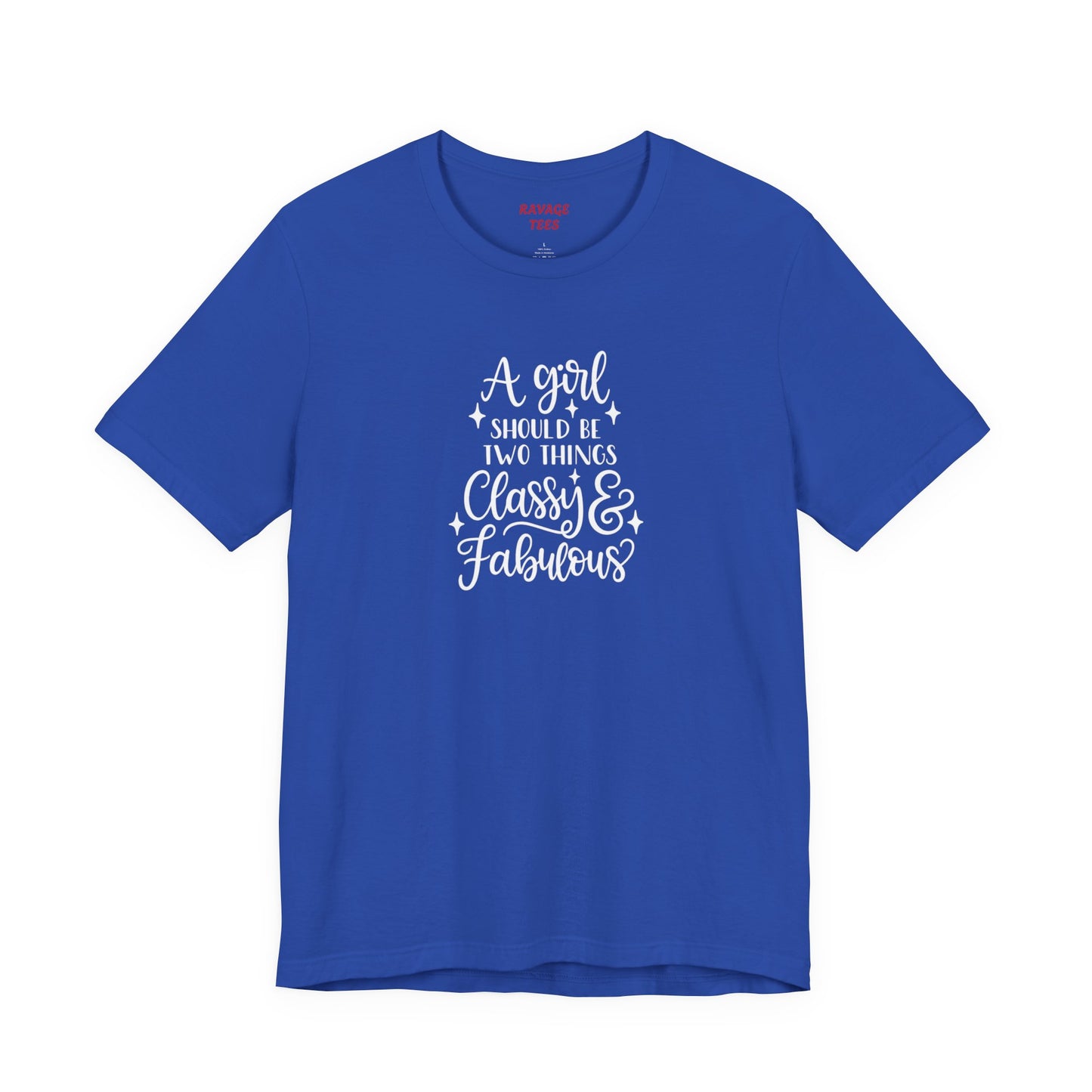 "Classy & Fabulous" Graphic Tee | Women's Fashion T-Shirt