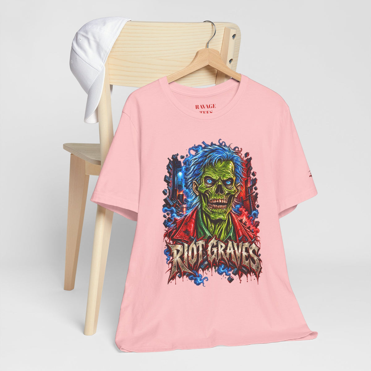 Riot Graves Skull Graphic Tee