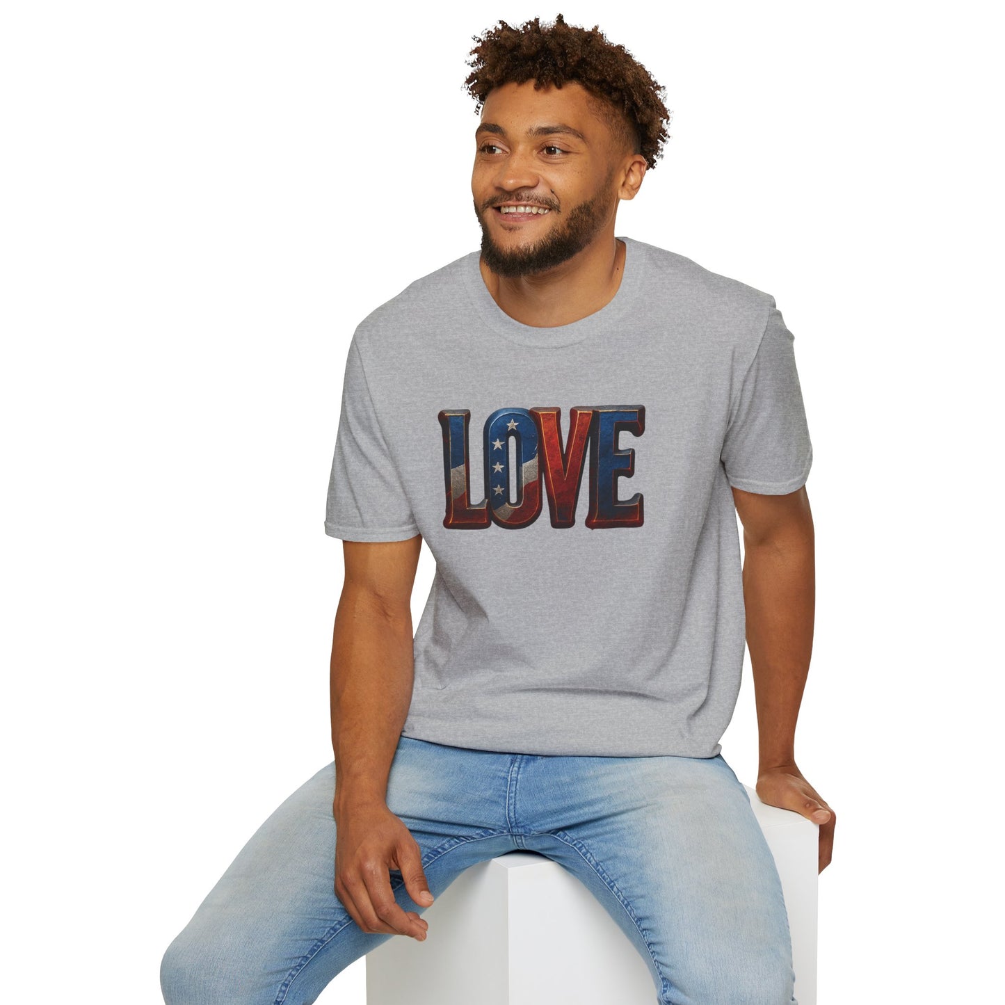 Soft Unisex Freedom & Love Graphic Tee | Gift & Daily Wea