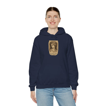 ELEGEANCE CARVED IN CHAOS Graphic Hoodie – Unisex Pullover Sweatshirt for Nature Lovers | Cozy Streetwear for Spring, Casual Wear & Eco-Friendly Gifts