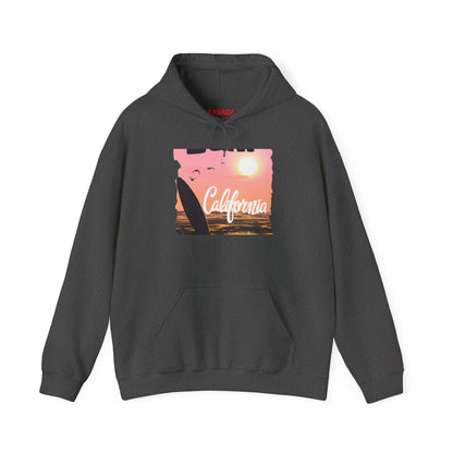 California Sunset Hoodie, Surfing Sweatshirt, Summer Vibes Apparel