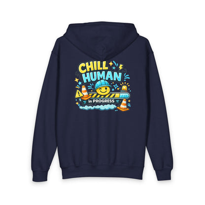Chill Human Zipped Hoodie
