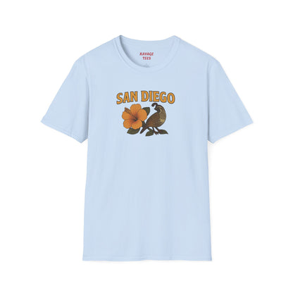 SAN DIEGO Vibes Unisex T-Shirt – Casual Summer Tee, Beachwear, Travel Outfit, Vacation Style, Gift for Him or Her
