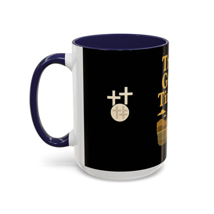 Trust God's Timing Christian Coffee Mug – Inspirational Accent Cup (11oz & 15oz), Faith-Based Gift for Coffee & Tea Lovers