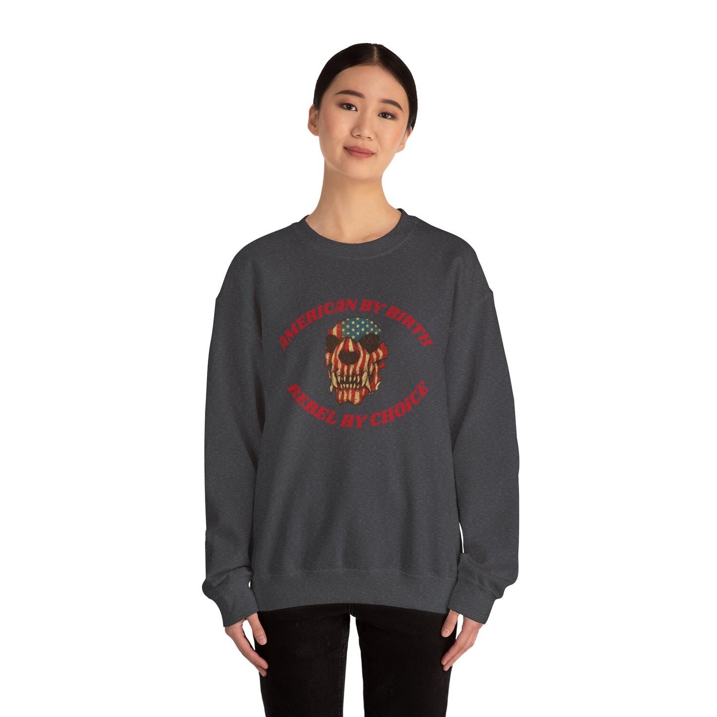 Rebel By Choice Vintage Skull Sweatshirt