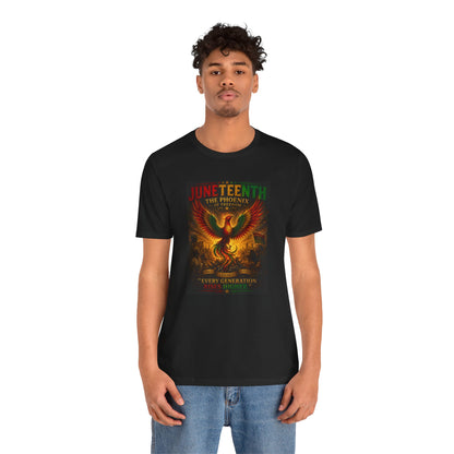 Juneteenth Phoenix Tee — "Every Generation rRises Higher"
