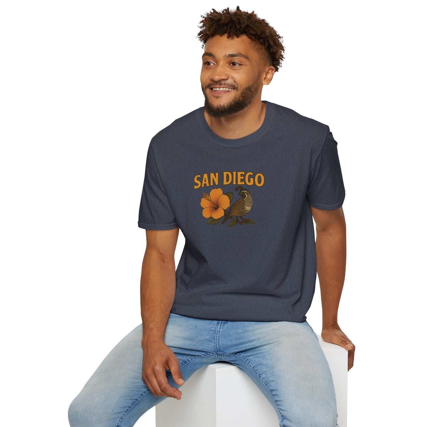 SAN DIEGO Vibes Unisex T-Shirt – Casual Summer Tee, Beachwear, Travel Outfit, Vacation Style, Gift for Him or Her