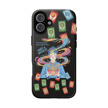 Noodle Lover Phone Case: Vibrant Cute Foodie Magnetic Anime Style