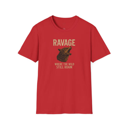 RAVAGE Where the Wild Still Roam Tee | Vintage Adventure Graphic T-Shirt, Unisex Outdoors Apparel, Camping & Nature Lovers Gift