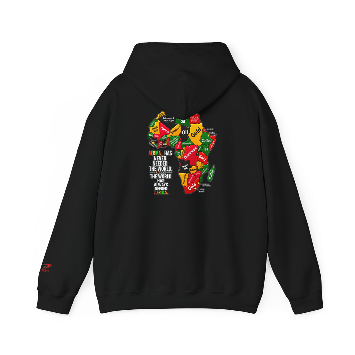 Afrika Map Hoodie – African Pride Pullover Sweatshirt