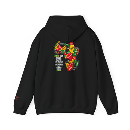 Afrika Map Hoodie – African Pride Pullover Sweatshirt