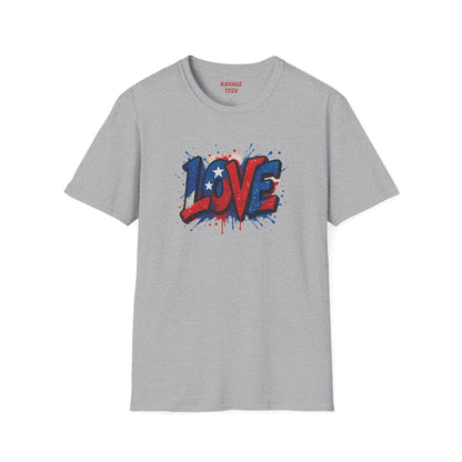 Soft Unisex Freedom & Love Graphic Tee | Gift & Daily Wear