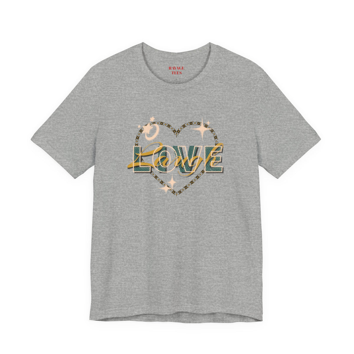 Liv Laugh Love Heart Graphic Tee