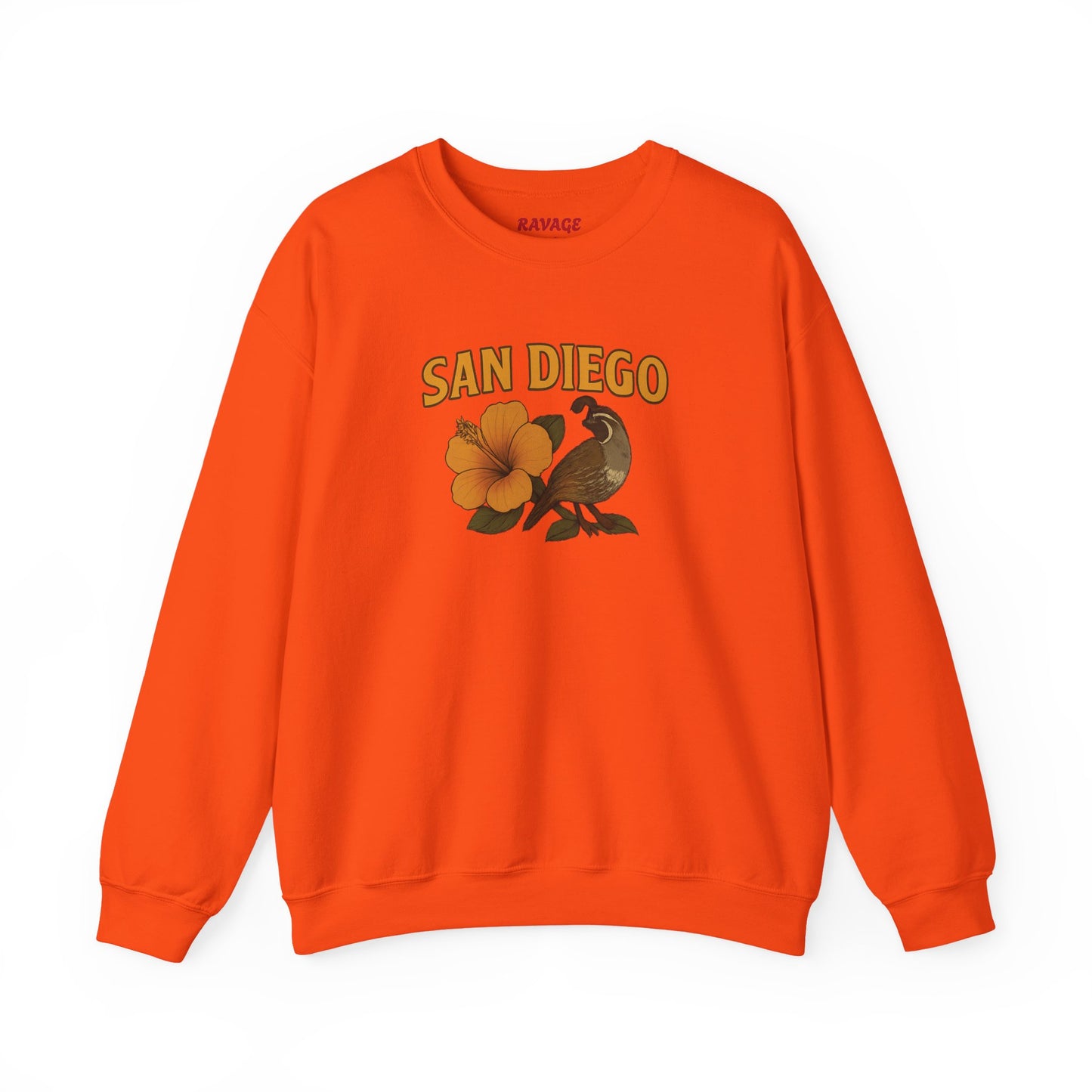 RAVAGE San Diego City Vibe Unisex Crewneck Sweatshirt