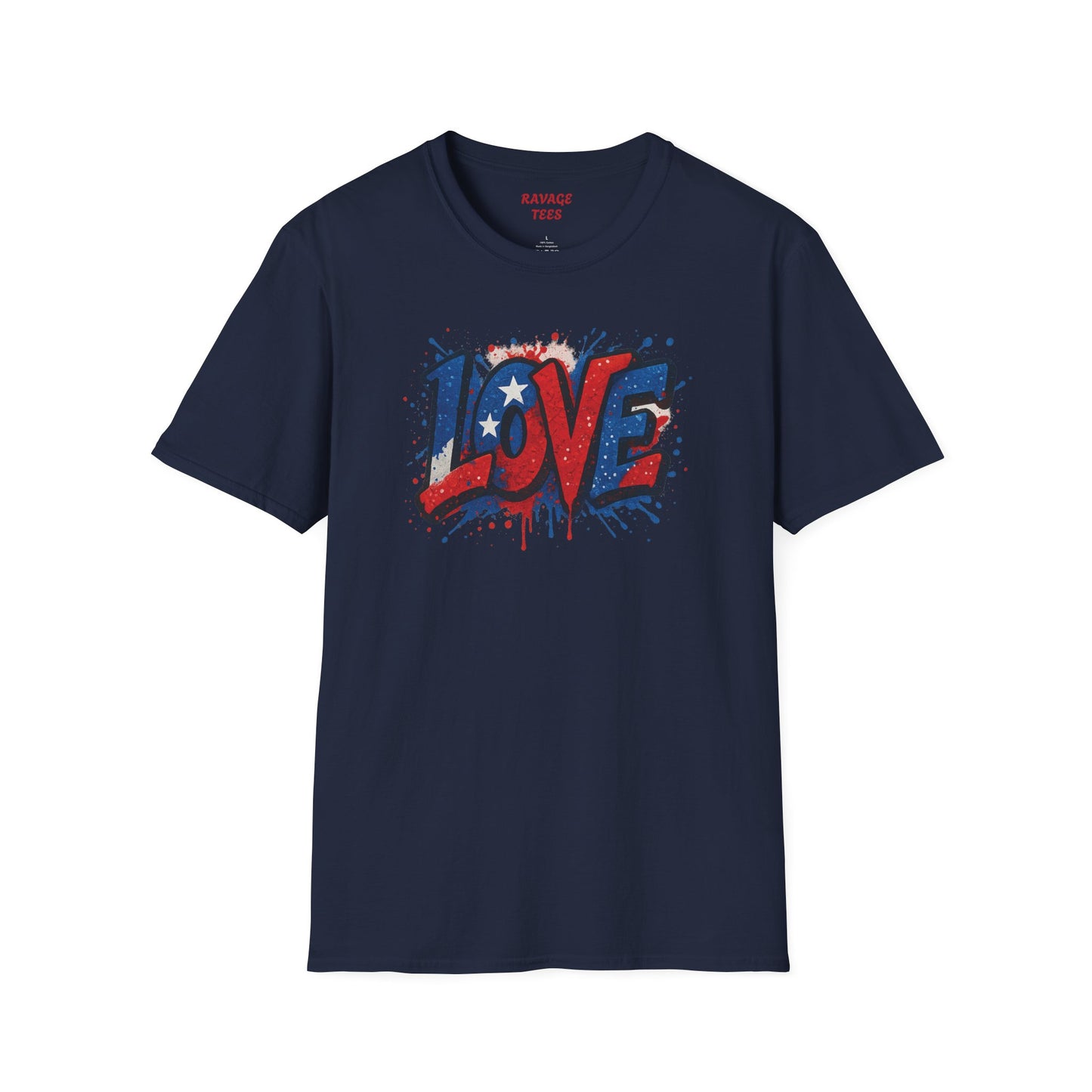 "Freedom & Love" Tee: Unisex 4th of July Graphic Shirt Gift