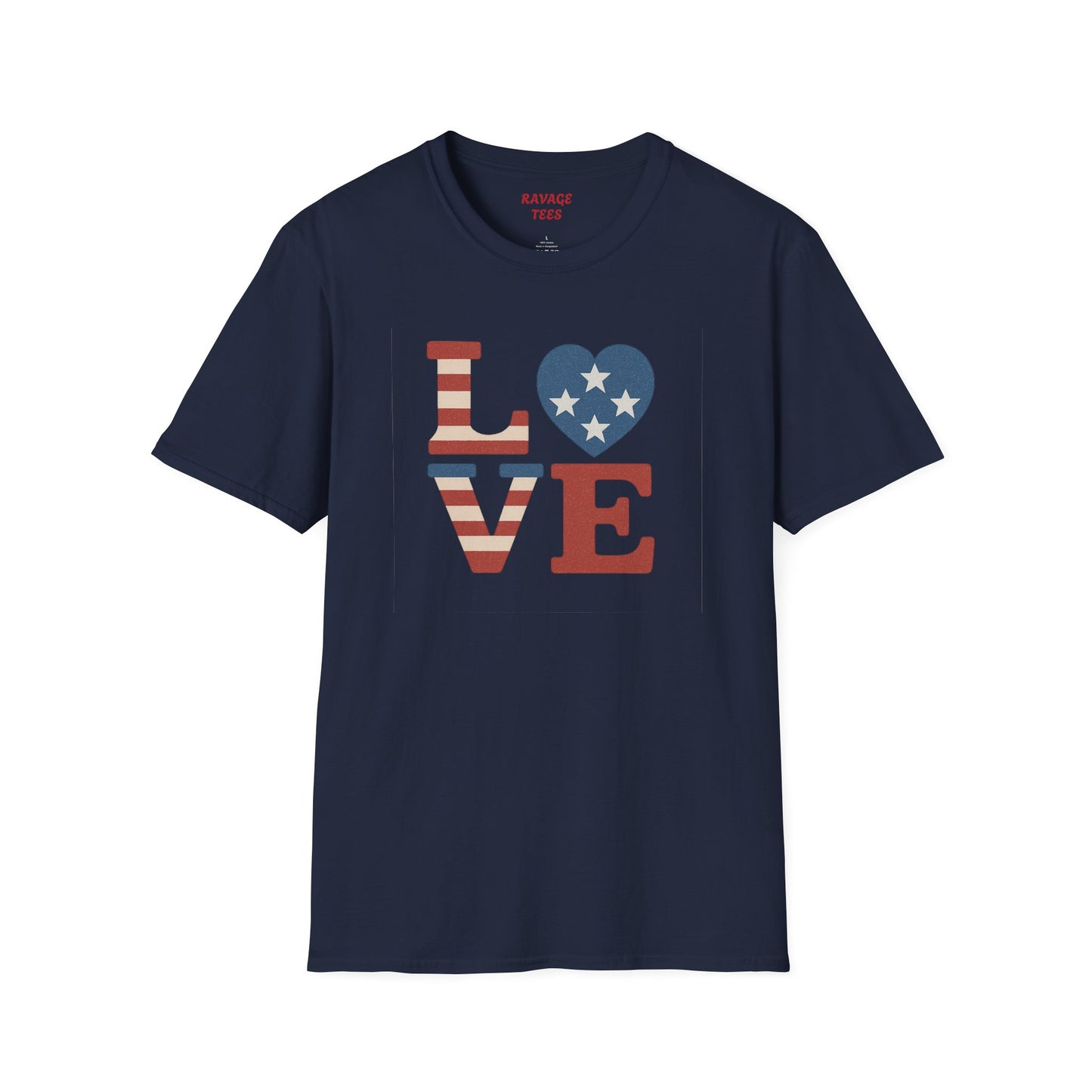 "Freedom & Love" Tee: Unisex 4th of July Graphic Shirt Gift
