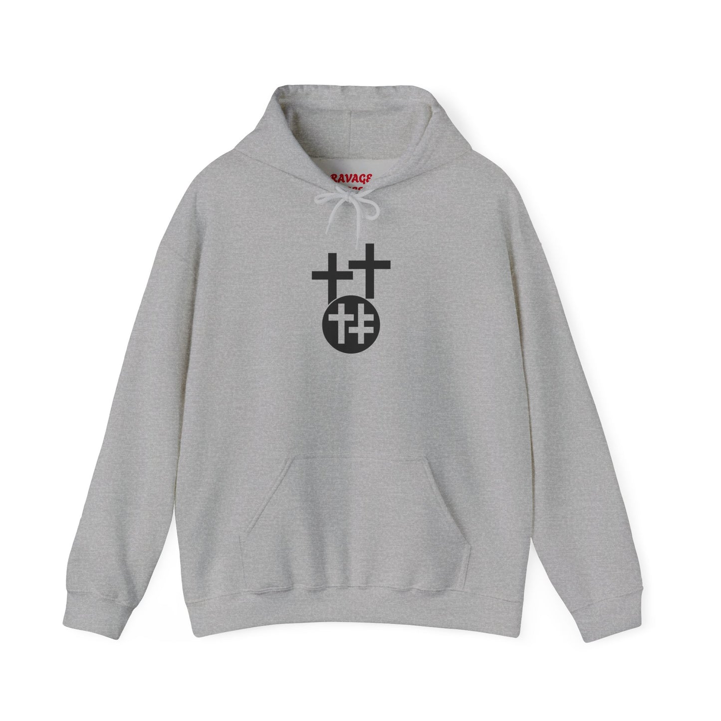 Calvary Cross Unisex Hoodie – Faith-Based Apparel, Christian Symbol Tee, Everyday Casual Wear, Inspirational Gift