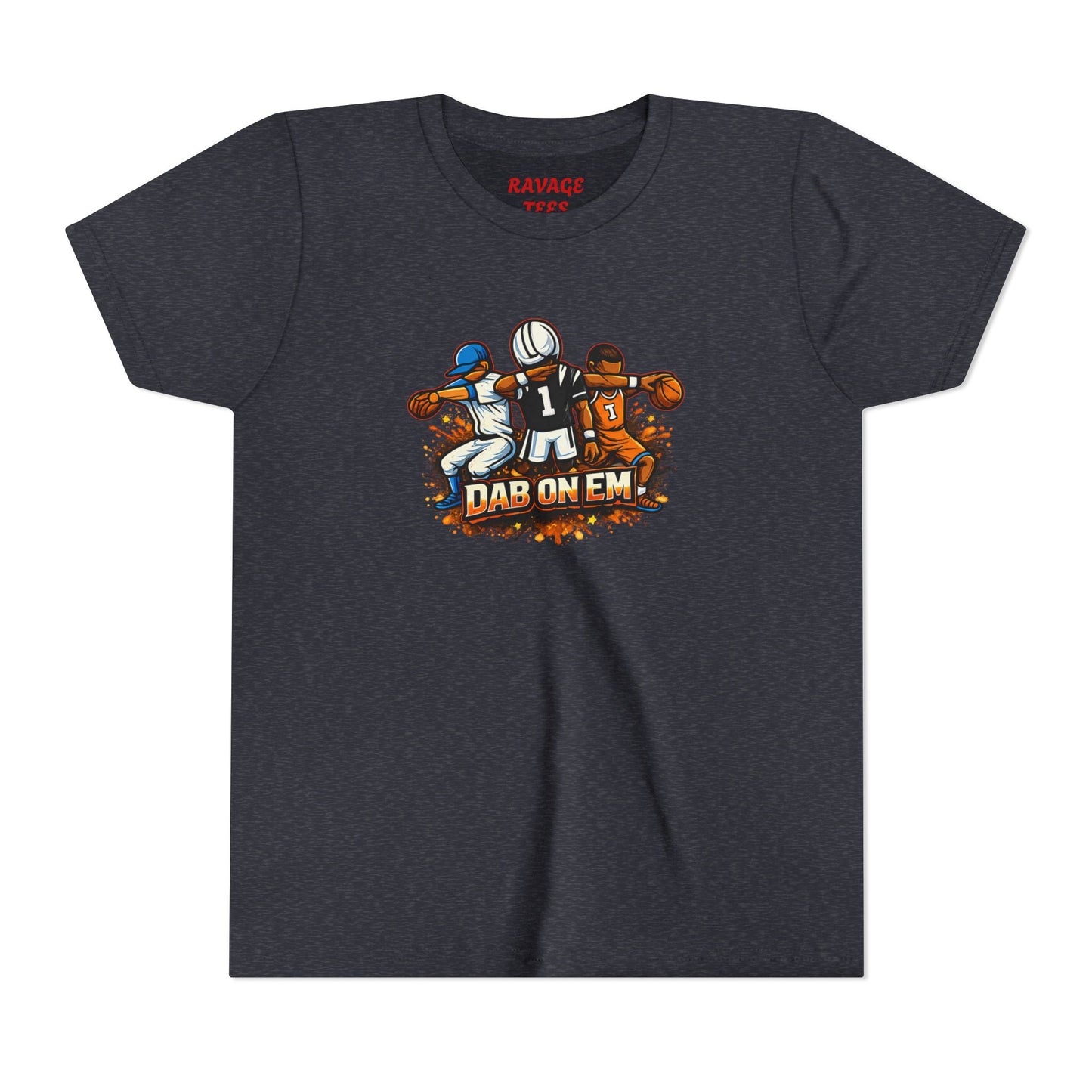 Youth Football Tee - 'Dab On Em' Kids Sports T-Shirt