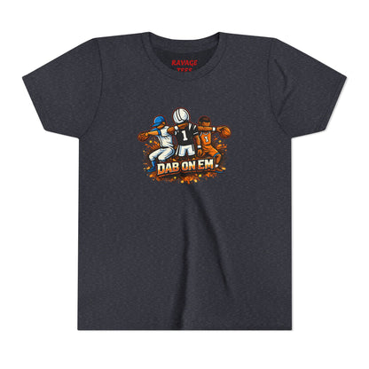 Youth Football Tee - 'Dab On Em' Kids Sports T-Shirt