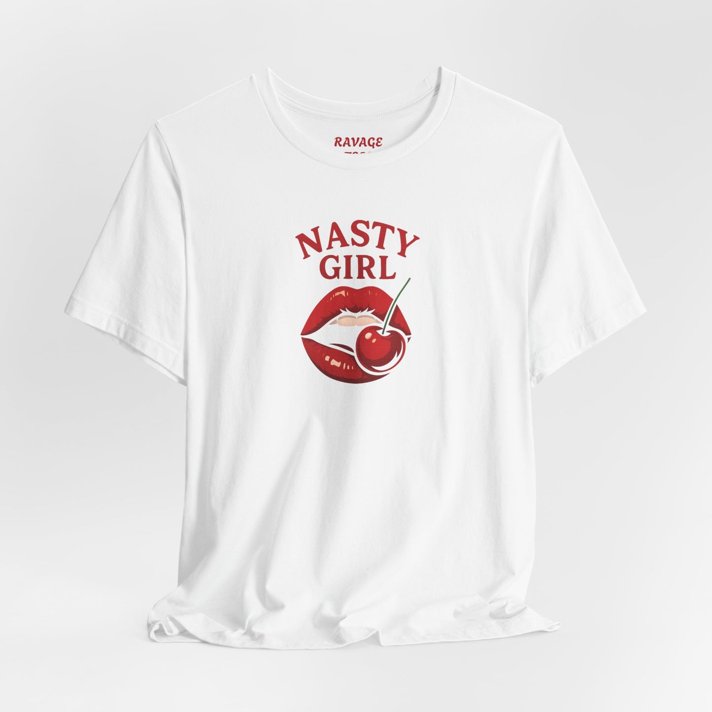 "Nasty Girl" Grunge Graphic Tee | Unisex Soft Jersey T-Shirt