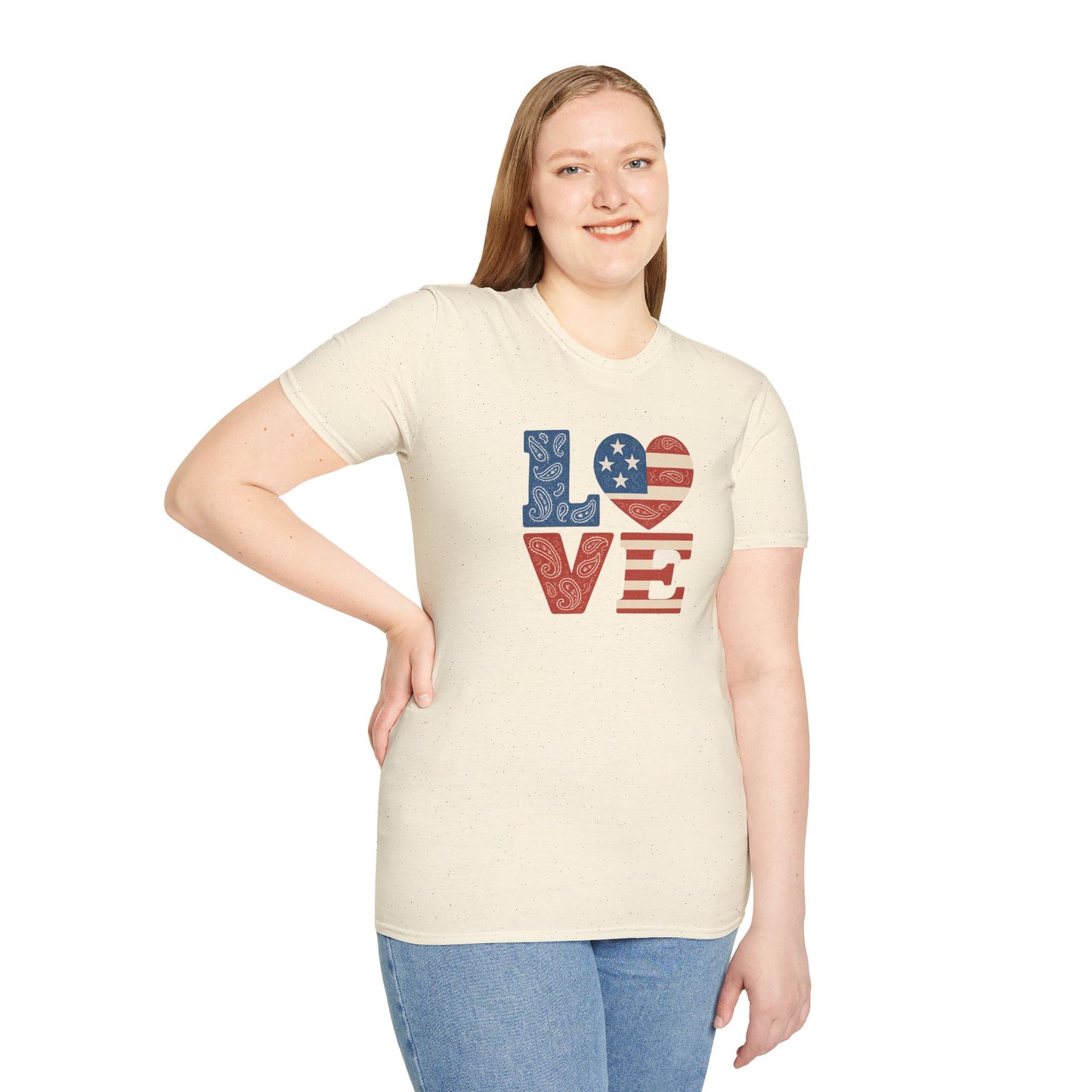 Soft Unisex Freedom & Love Graphic Tee | Gift & Daily Wear