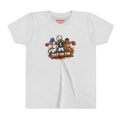 Youth Football Tee - 'Dab On Em' Kids Sports T-Shirt