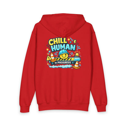 Chill Human Zipped Hoodie