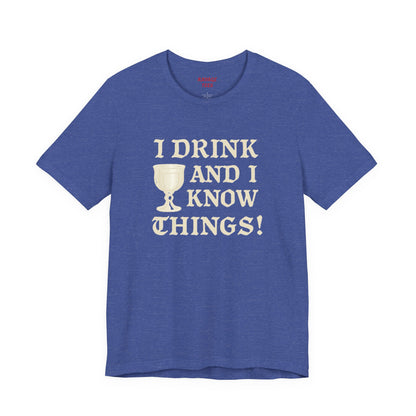 Funny Drinking Quotes Tee | Unisex Party T-Shirt | Alcohol Humor