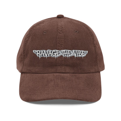 "Ravage The Vibe" Embroidered Vintage Cap