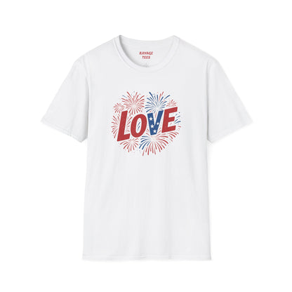 Soft Unisex Freedom & Love Graphic Tee | Gift & Daily Wear