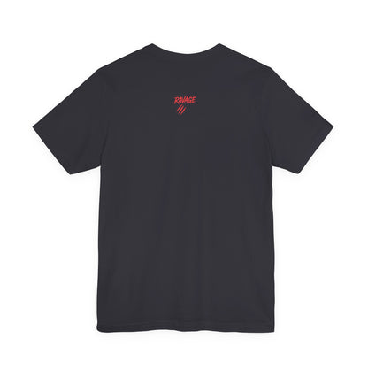 Edgy Rose Design Tee, Casual Wear, Gift for Music Lovers, Streetwear, Graphic Shirt, Vintage Style