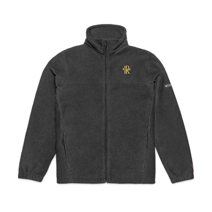Ravage Charcoal Fleece Jacket — Gold Embroidered Logo