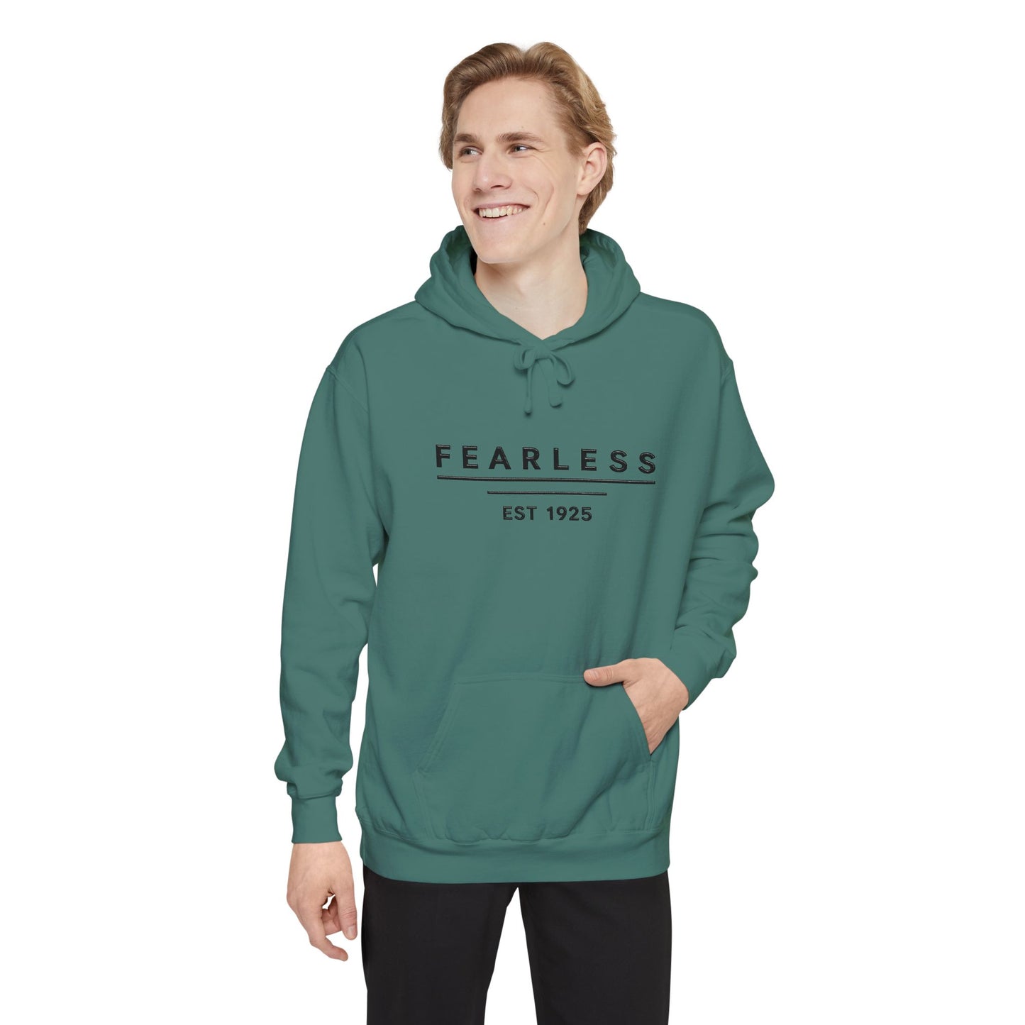 Embroidered Fearless Hoodie — 'FEARLESS EST 1925'