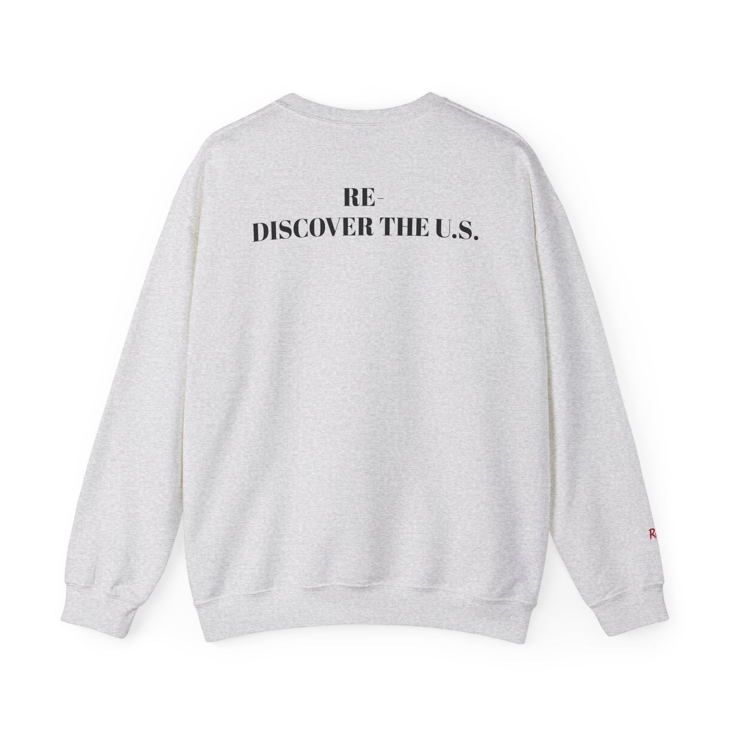 Re-Discover the U.S. Travel Enthusiast Sweatshirt, Cozy Crewneck, Explore America, Casual Wear