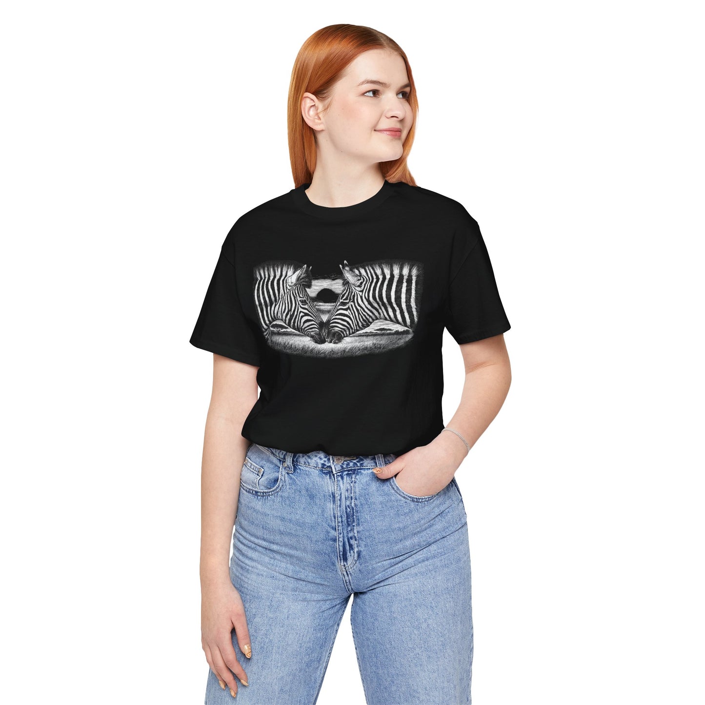 Zebra Heart Tee