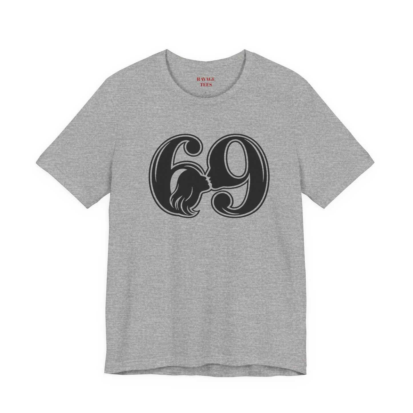 69 Retro Swirl Number Tee
